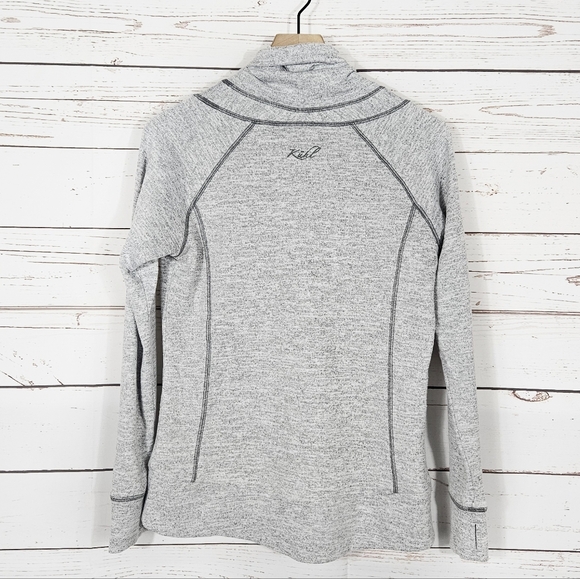 Kuhl | Lea Gray Cowl Neck Pullover - Picture 5 of 7